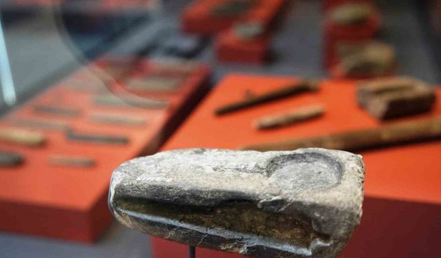 Tunç Çağı’na ait savaş ve avcılık malzemeleri Samsun Müzesinde sergileniyor