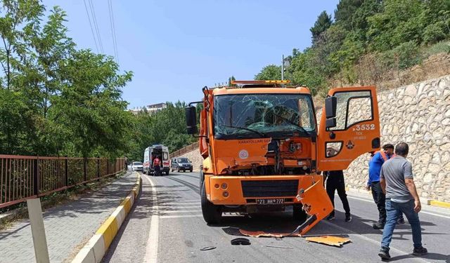 Tunceli’de trafik kazası: 1 yaralı