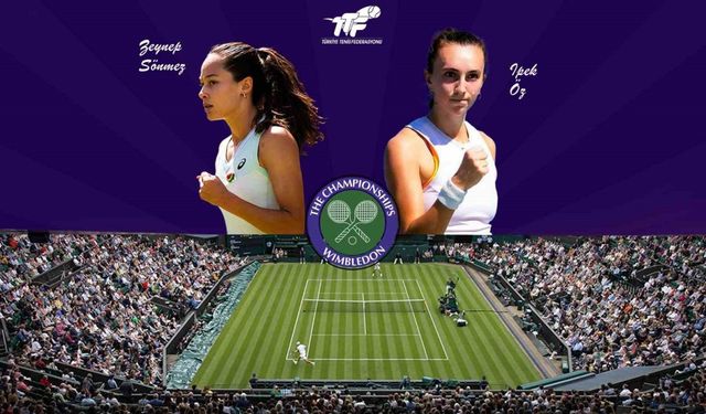 Wimbledon’da Zeynep Sönmez ve İpek Öz’den çifte galibiyet