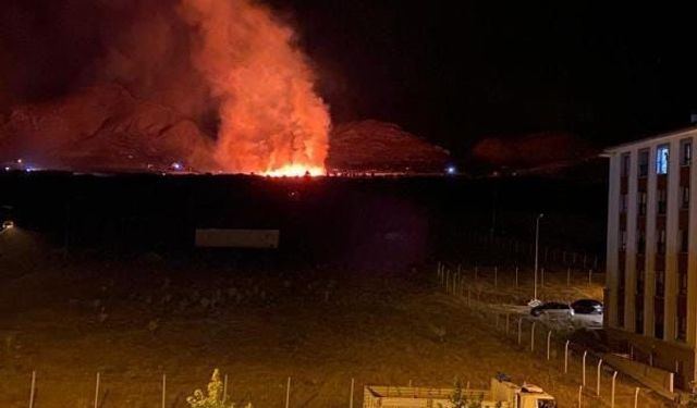 Yangın Elazığ’ın her yerini sardı: Baskil’de Belediye Başkanı acil yardım çağrısında bulundu