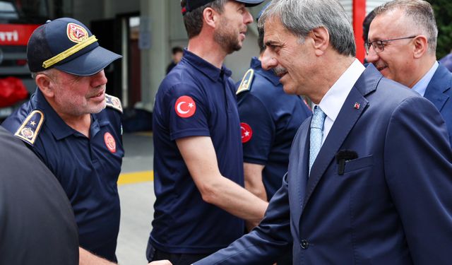 Sakarya'da İtfaiyecilere Özel Bayram Ziyareti