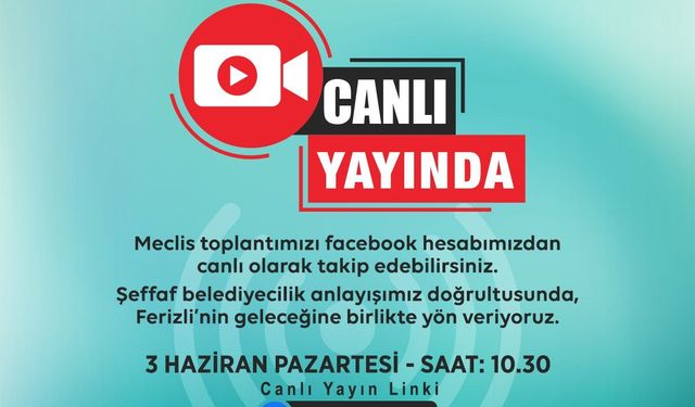 Ferizli Belediyesi Meclis Toplantısı Canlı Yayında