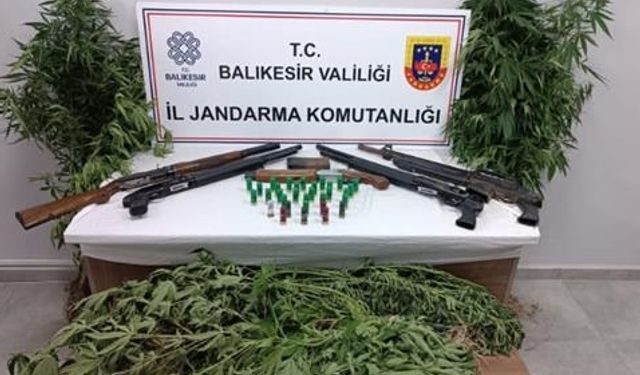 Balıkesir'de kaçakçılık ve uyuşturucu operasyonlarında 9 şüpheli yakalandı