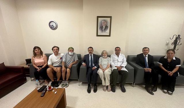 Çanakkale Valisi Aktaş'tan Kıbrıs gazisi Önder'e ziyaret