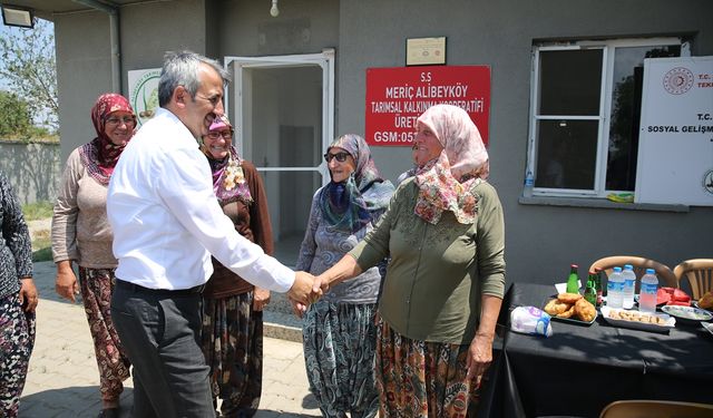 Edirne'de kadınlar tarafından işlenen yer fıstığı tüm marketlerde satılacak