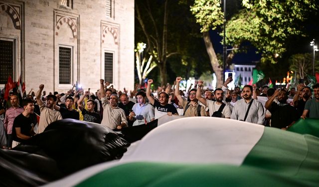 Heniyye suikastı İstanbul'da düzenlenen yürüyüşle protesto edildi