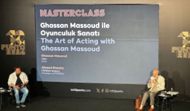 Hollywood oyuncusu Ghassan Massoud İstanbul'da sinemaseverlerle buluştu
