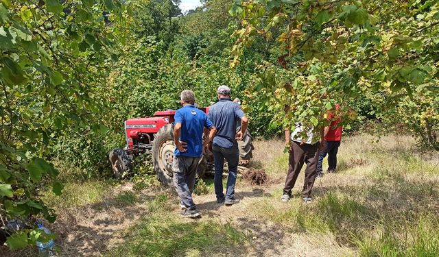 Kocaeli'de traktörden düşen sürücü yaralandı