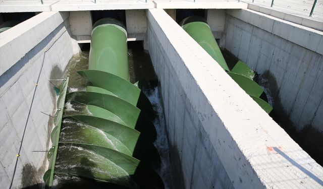 Meriç Nehri'ndeki hidroelektrik santralinde üretime yönelik testlere başlandı