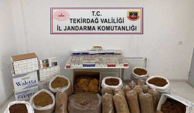 Tekirdağ'da 62 bin makaron ele geçirildi