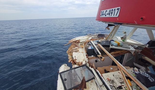 Yunan sahil güvenlik unsurları çarptığı Türk balıkçı teknesini batırmak istemiş