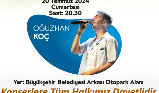 26. Kayısı Festivali'nde Oğuzhan Koç sahne alacak