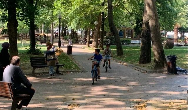 Bursa'da Pınarbaşı Parkı vatandaşların uğrak noktası oluyor
