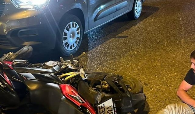 Düzce'de motosiklet kazası: 1 yaralı