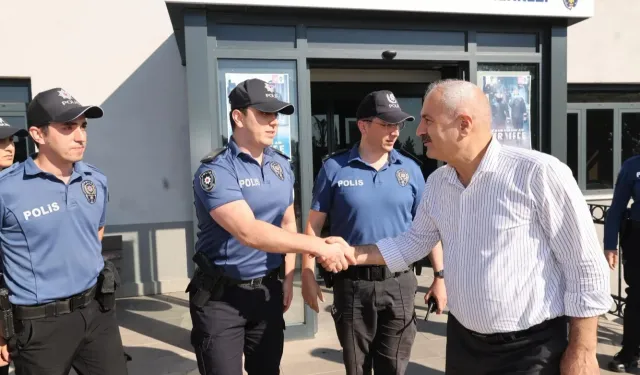 Gebze'de şehit Faruk Aslan Polis Merkezi'ne ziyaret