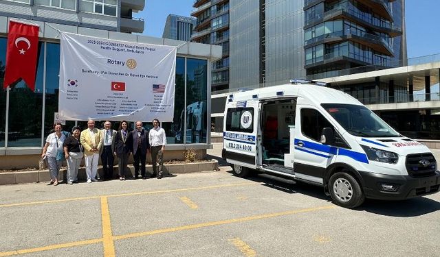 Küresel Barış Projesi'nden Türkiye'ye ambulans
