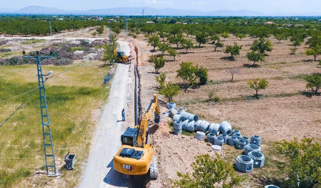 Malatya Tepeköy'e 8 bin metrelik kanalizasyon hattı