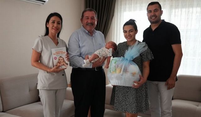 Muğla Milas'ta 'Hoş Geldin Bebek' ziyaretleri