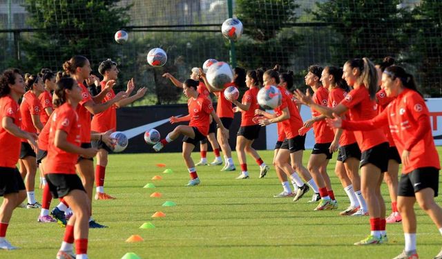 A Milli Kadın Futbol Takımı, İsviçre ve Macaristan maçları hazırlıklarını sürdürdü