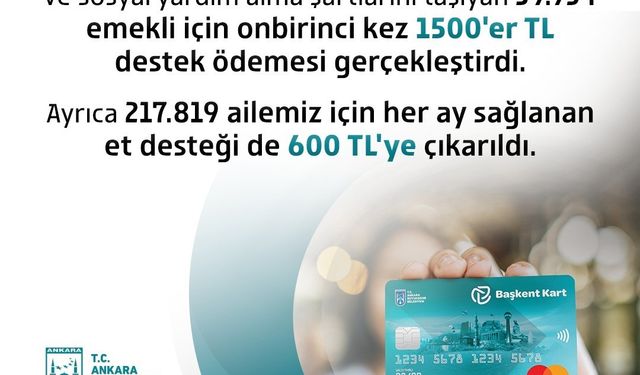 ABB emeklilerin yanında: 39 bin 954 emekliye on birinci kez destek ödemesi