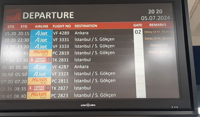 Ajet, Trabzon’da yolcularını saatlerce bekletti