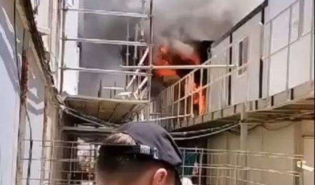 Akkuyu NGS’deki konteynerde yangın çıktı