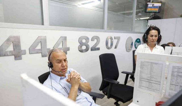 Alanya Belediye Başkanı Özçelik, Çözüm Masası’nda telefonları cevapladı