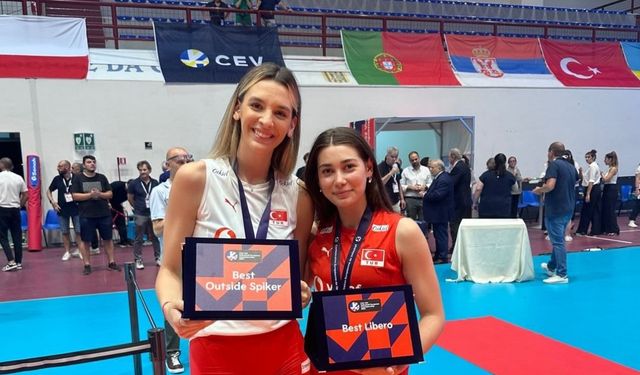 Aleksia Karutasu ve Selin Adalı, U22 Avrupa Şampiyonası’nda rüya takıma seçildi