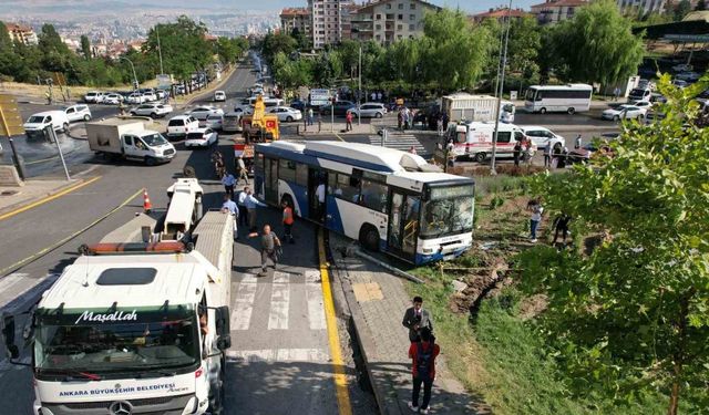 Ankara’daki otobüs kazasının tanığı o anları anlattı: “Şoför, araçlara çarpmamak için ani frenle manevra yaptı”