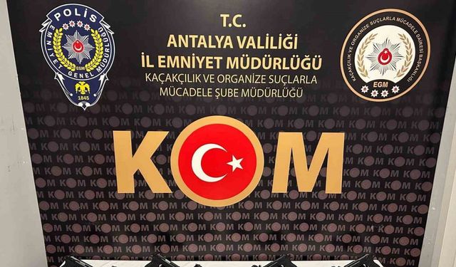 Antalya’da silah ticareti operasyonu: 1 tutuklama