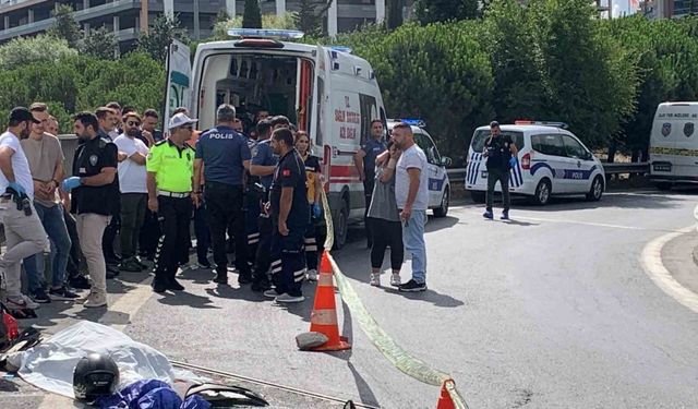 Bağcılar’da motosikleti ile kaza yapan polis memuru hayatını kaybetti