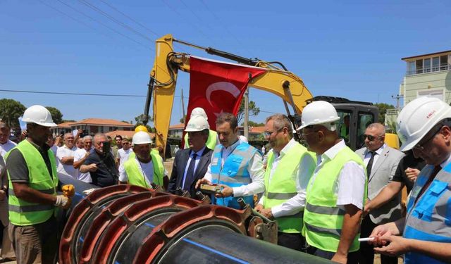 Balıkesir BŞB Başkanı Akın, Ayvalık’ın su sorununu tarihe gömecek ilk adımı attı