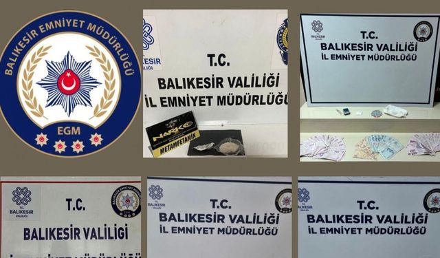 Balıkesir’de uyuşturucu operasyonu: 4 şahıs tutuklandı