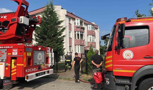 Bataryalardan çıkan yangın korkuttu