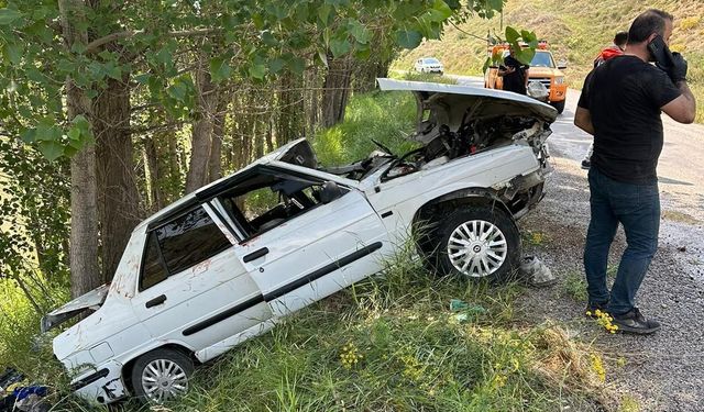 Bayburt’ta trafik kazası: 1 ölü, 2 yaralı