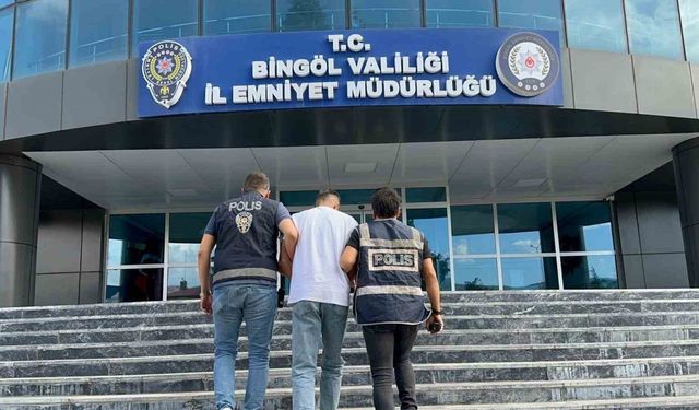 Bingöl’de aranması bulunan şahıs polis ekiplerince yakalandı