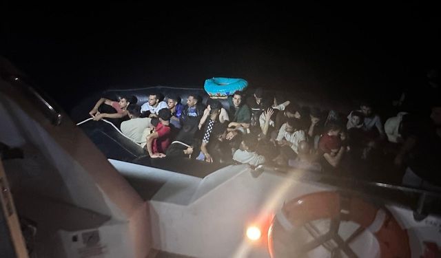 Bodrum açıklarında 4’ü çocuk 33 düzensiz göçmen kurtarıldı