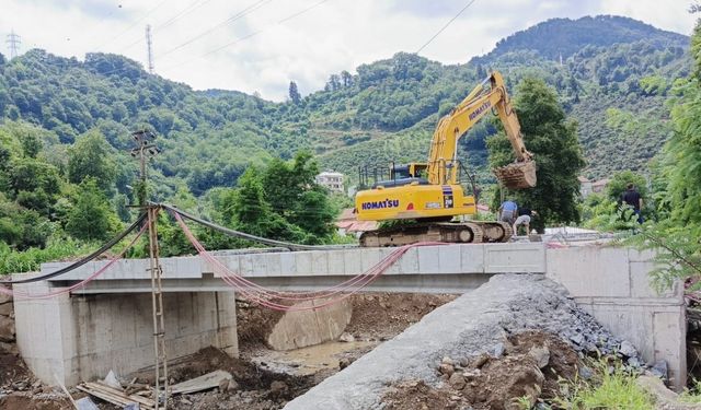 Boztekke Köprüsü’nün yapımında sona gelindi