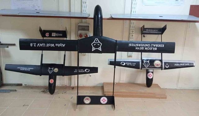 BŞEÜ’de geliştirilen ‘Alfa Kurt’ isimli kamikaze drone görücüye çıktı