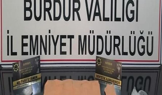 Burdur’da uyuşturucu operasyonu: 2 tutuklama