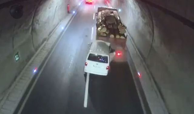 Cankurtaran Tüneli’nde 1 kişinin öldüğü kazanın görüntüleri ortaya çıktı