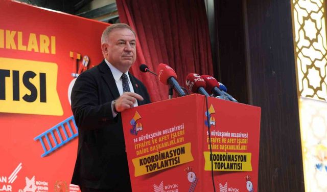 CHP’li 14 Büyükşehir Belediyesi, "İtfaiye ve Afet İşleri Daire Başkanlıkları Koordinasyon Toplantısı" düzenledi