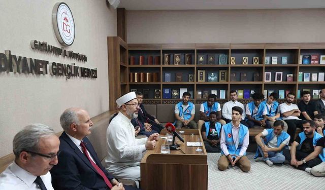 Diyanet İşleri Başkanı Erbaş: “Savunmada bizim çocuklarımız güzel şeyler yapıyorlar”