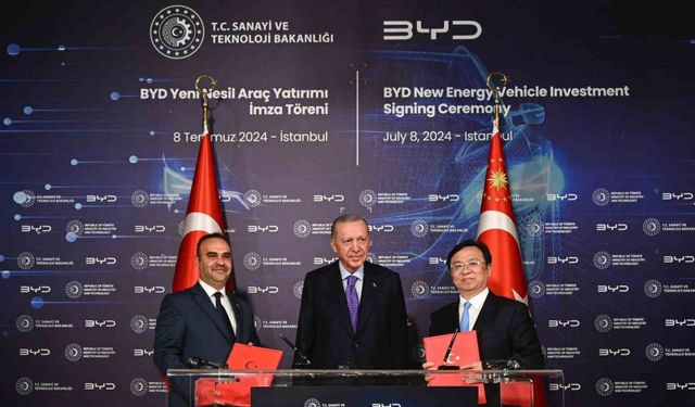 Dünya devi BYD’den Türkiye’ye yatırım kararı