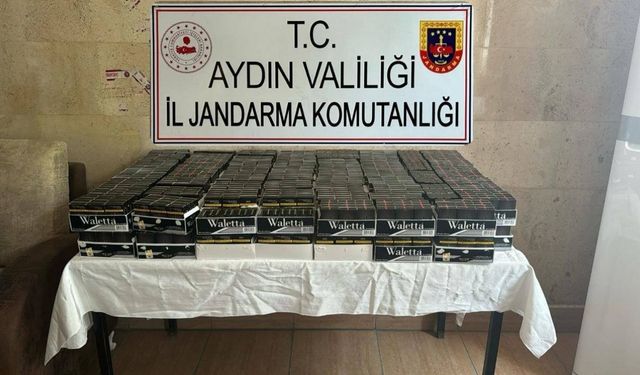 Durdurulan araçta 29 bin bandrolsüz sigara ele geçirildi