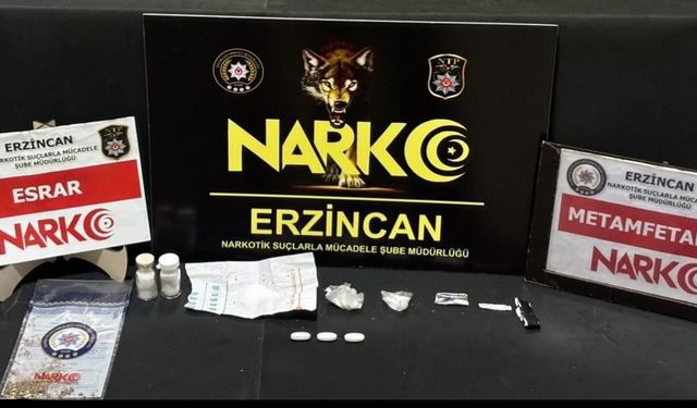 Erzincan’da uyuşturucu ticareti yapmak suçundan 3 kişi tutuklandı