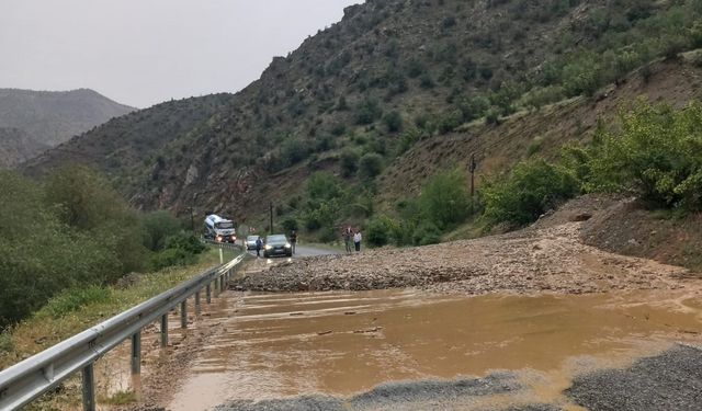 Erzurum’da yoğun yağış heyelan ve seli getirdi
