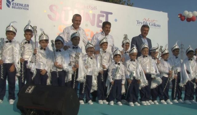 Esenler’de bin çocuk için "Geleneksel Sünnet Şöleni" etkinliği düzenlendi
