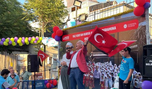 Hürrem Çavuş Camii Yaz Kur’an Kursu coşkuyla açıldı