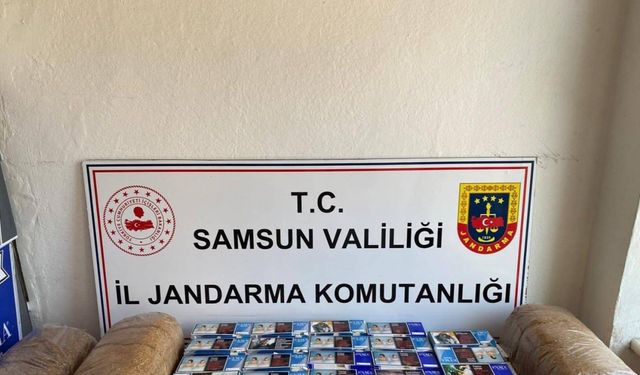 Jandarmadan kaçak makaron operasyonu